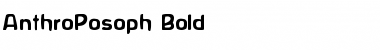 Download AnthroPosoph Regular Font Title Preview