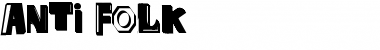 Download Anti-Folk Regular Font Title Preview