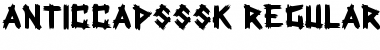 Download AnticCapsSSK Regular Font Title Preview