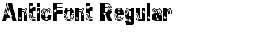 Download AnticFont Regular Font Title Preview