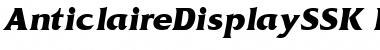 Download AnticlaireDisplaySSK Italic Font Title Preview