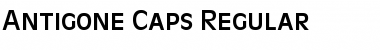 Download Antigone-Caps Regular Font Title Preview