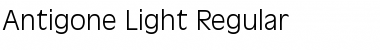 Download Antigone-Light Regular Font Title Preview