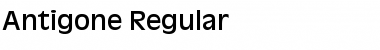 Download Antigone Regular Font Title Preview