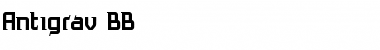 Download Antigrav BB Regular Font Title Preview