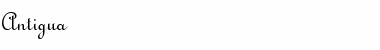 Download Antigua Regular Font Title Preview