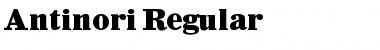 Download Antinori Regular Font Title Preview