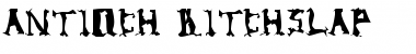 Download Antioch Bitchslap Regular Font Title Preview