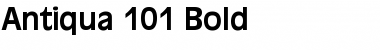 Download Antiqua 101 Bold Font Title Preview