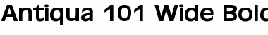 Download Antiqua 101 Wide Bold Font Title Preview