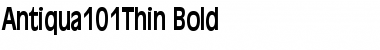 Download Antiqua101Thin Bold Font Title Preview