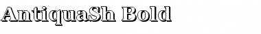 Download AntiquaSh Bold Font Title Preview