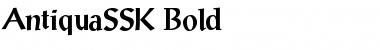 Download AntiquaSSK Bold Font Title Preview