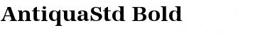 Download AntiquaStd Bold Font Title Preview