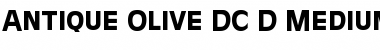 Download Antique Olive DC D Regular Font Title Preview