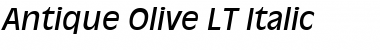 Download AntiqueOlive LT Roman Italic Font Title Preview
