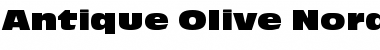 Download Antique Olive Nord D Regular Font Title Preview