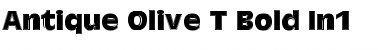 Download Antique Olive T In1 Regular Font Title Preview