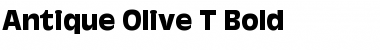 Download Antique Olive T Bold Font