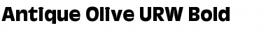 Download Antique Olive Bold Font Title Preview