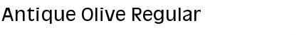Download Antique Olive Regular Font Title Preview