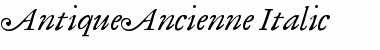 Download AntiqueAncienne Regular Font Title Preview