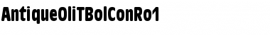 Download AntiqueOliTBolConRo1 Regular Font Title Preview