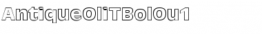 Download AntiqueOliTBolOu1 Regular Font Title Preview