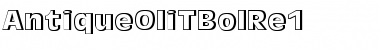 Download AntiqueOliTBolRe1 Regular Font Title Preview