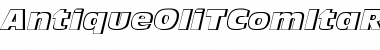 Download AntiqueOliTComItaRe1 Regular Font Title Preview
