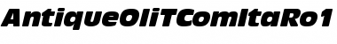 Download AntiqueOliTComItaRo1 Regular Font Title Preview