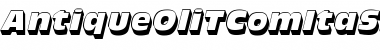 Download AntiqueOliTComItaSh1 Regular Font Title Preview
