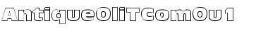 Download AntiqueOliTComOu1 Regular Font Title Preview