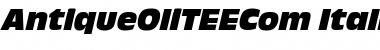 Download AntiqueOliTEECom Italic Font Title Preview