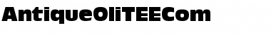 Download AntiqueOliTEECom Regular Font Title Preview