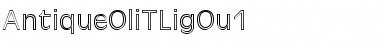 Download AntiqueOliTLigOu1 Regular Font Title Preview