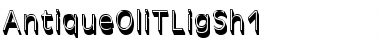 Download AntiqueOliTLigSh1 Regular Font Title Preview