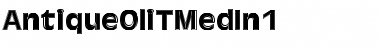 Download AntiqueOliTMedIn1 Regular Font Title Preview