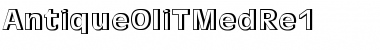 Download AntiqueOliTMedRe1 Regular Font Title Preview