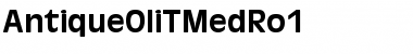 Download AntiqueOliTMedRo1 Regular Font Title Preview