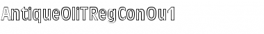 Download AntiqueOliTRegConOu1 Regular Font Title Preview