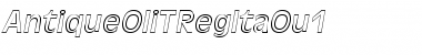Download AntiqueOliTRegItaOu1 Regular Font Title Preview