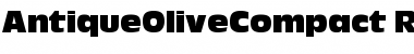 Download AntiqueOliveCompact Regular Font Title Preview