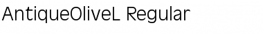Download AntiqueOliveL Regular Font Title Preview