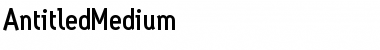 Download AntitledMedium Regular Font Title Preview