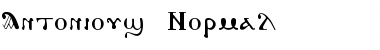Download Antonious Normal Font Title Preview