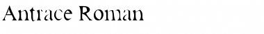 Download Antrace Roman Font Title Preview