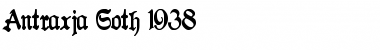 Download Antraxja  Goth 1938 Regular Font Title Preview