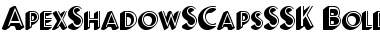 Download ApexShadowSCapsSSK Bold Font Title Preview