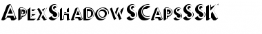 Download ApexShadowSCapsSSK Regular Font Title Preview